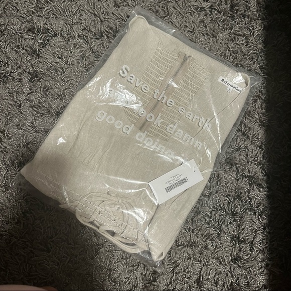 Reformation Anton Linen Dress 2 - Picture 7 of 7